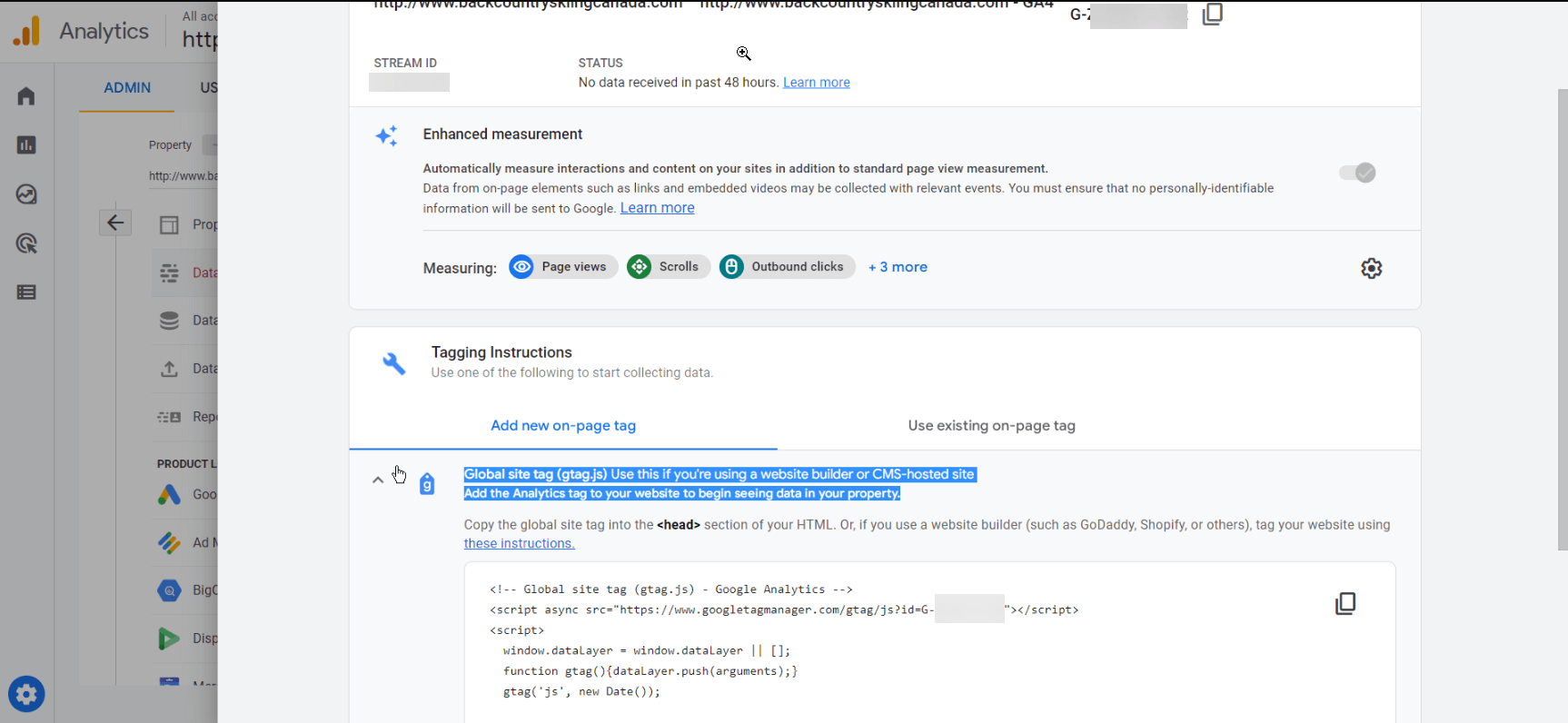 Select Google Analytics 4 Tag Option Select Google Analytics 4 Tag Option